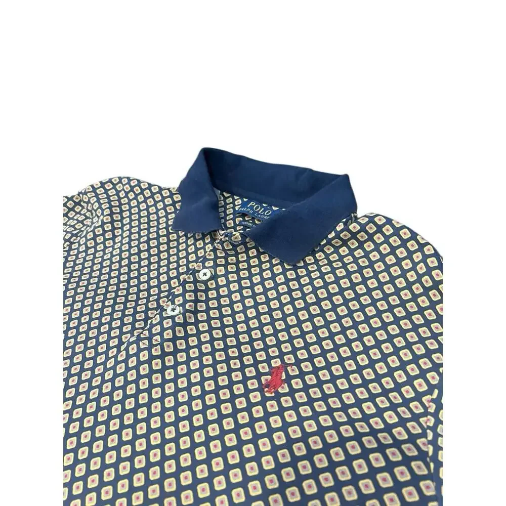 Polo Ralph Lauren Shirt Men Size Medium Multicolor Short Sleeve Classic Preppy